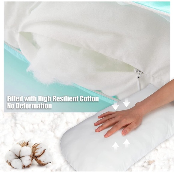 UniNewborn Pregnancy Pillows For Sleeping With Washable Combed Cotton main image 1